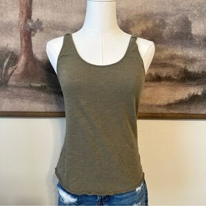 Roxy Khaki Green Tank Top for Women